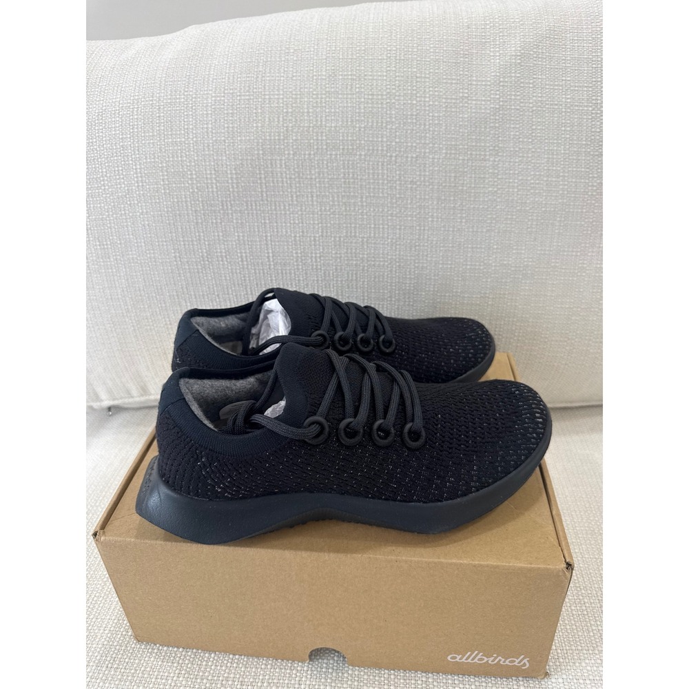 Allbirds Tree Dasher 2 Women 9 Natural Black Running Sneaker Excellent